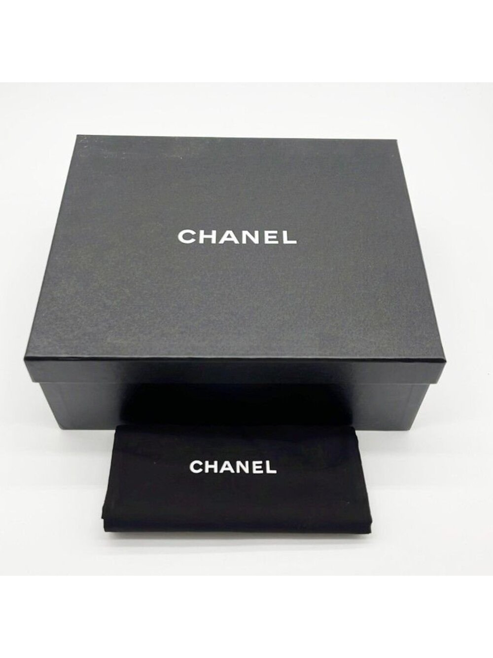 Chanel Sandals CC Logo White Leather Wood Strap Chain Silver - Picture 7 of 7